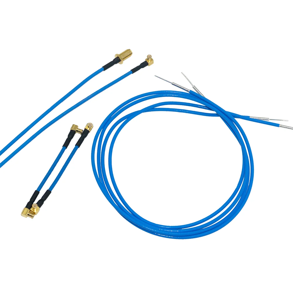 Customized 50ohm 086 Semi-flexible Cable Sf-086 With Mcx Right Angle ...