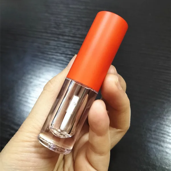 clear orange lip gloss