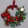 45cm semi-hanging wreath (send hook)