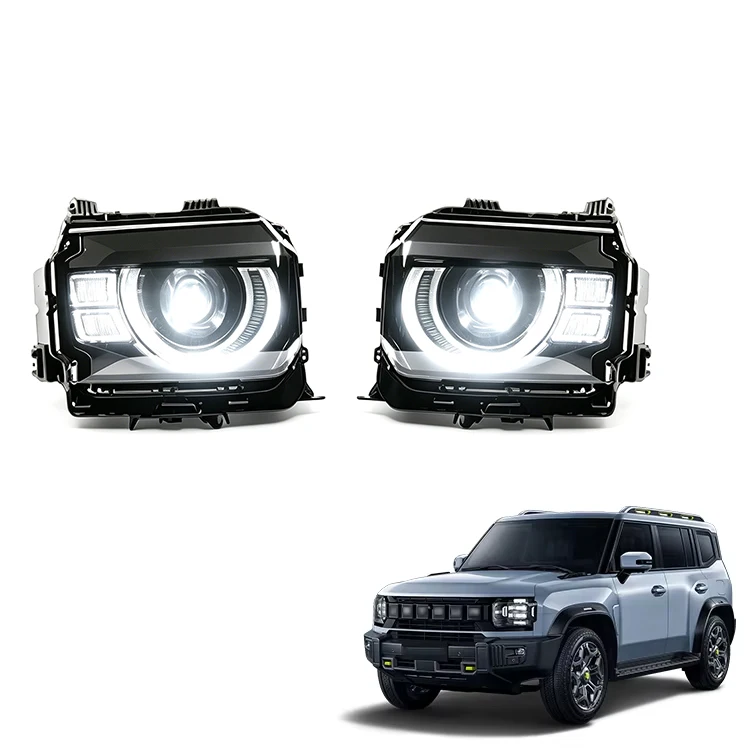 Lampu Depan LED Maremlyn untuk Jetour T2, Aksesori Penerangan Otomotif Tahan Air dan Tahan Lama, Set Lampu Eksterior yang Cocok Sempurna untuk Kendaraan