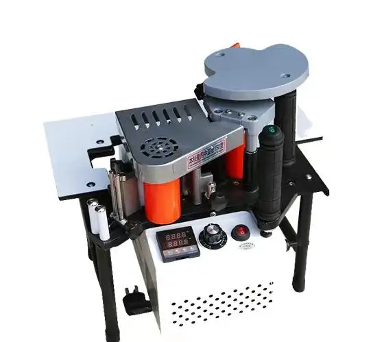 Портативный Кромкооблицовочный станок ручная изогнутая прямая линия Мини деревообрабатывающий Ручная