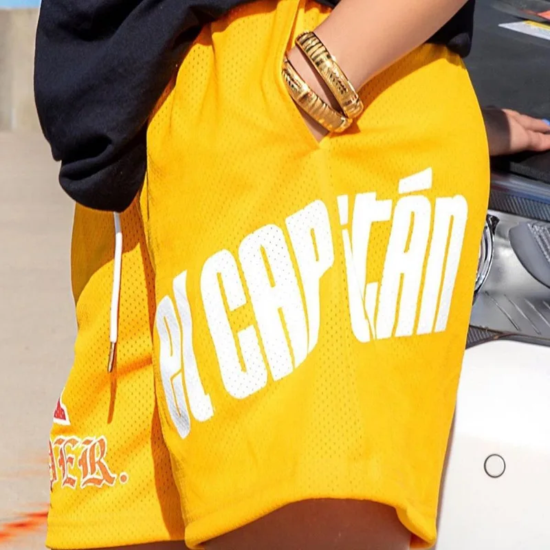 Eric EE Mænd Silketryk Pocke Shor Elastisk linning Sommer Mænds Mesh Basketball Shor Custom Til Mænd Mesh511_voghion.com