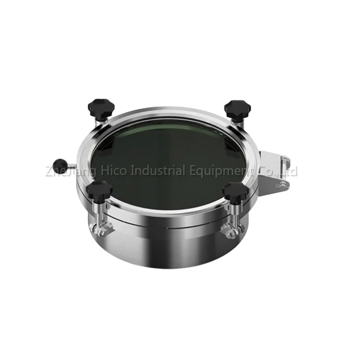 Горячие продажи гигиеническая нержавеющая steel304/316 стекло давление круговой крышки люка лесенка для бака