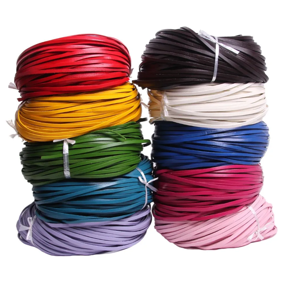 Genuine Leather Cord For Jewelry Making - 2mm Navy Blue 10 Meter Spool