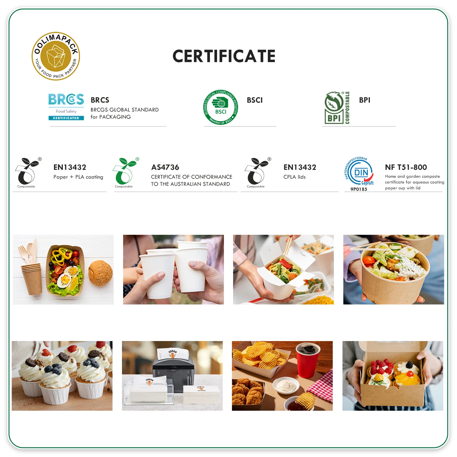 OOLIMA PACK Custom Wax Paper Sheet Single Side Grease Proof Food Wrapping Paper Pizza Bread Snacks Cookies Chemical Pallet