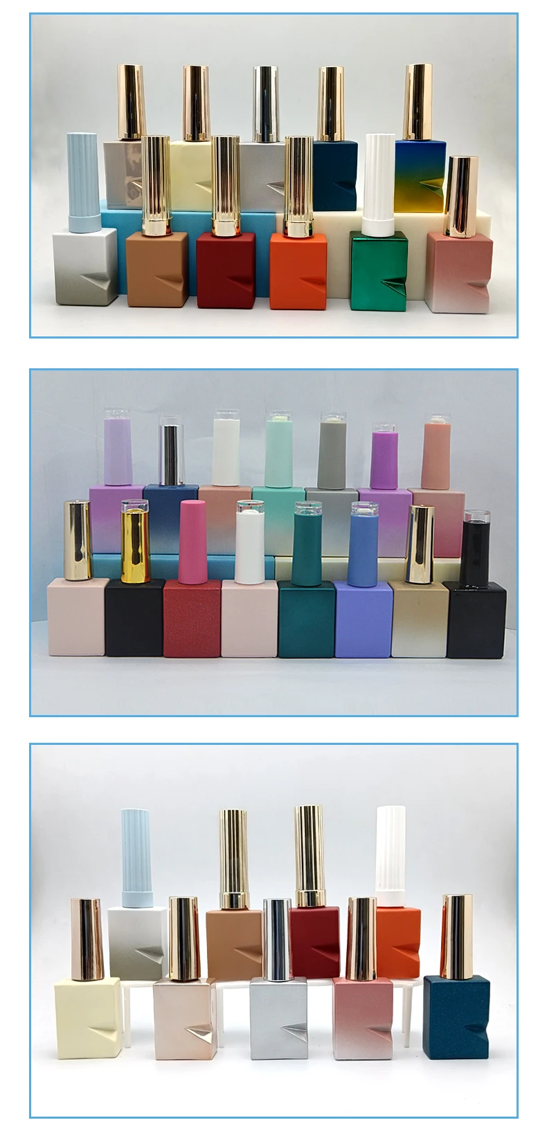 Custom Nail Polish Containers Cosmetic Acrylic Perfume Nail Polish Acrylic Lotion Pump Bottle