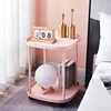 Pink plastic coffee table