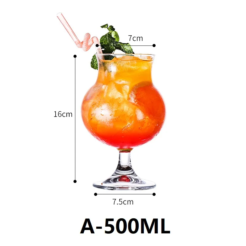 Wholesale Tulip Shaped Drinking Glasses Short Stemmed Cocktail Glasses