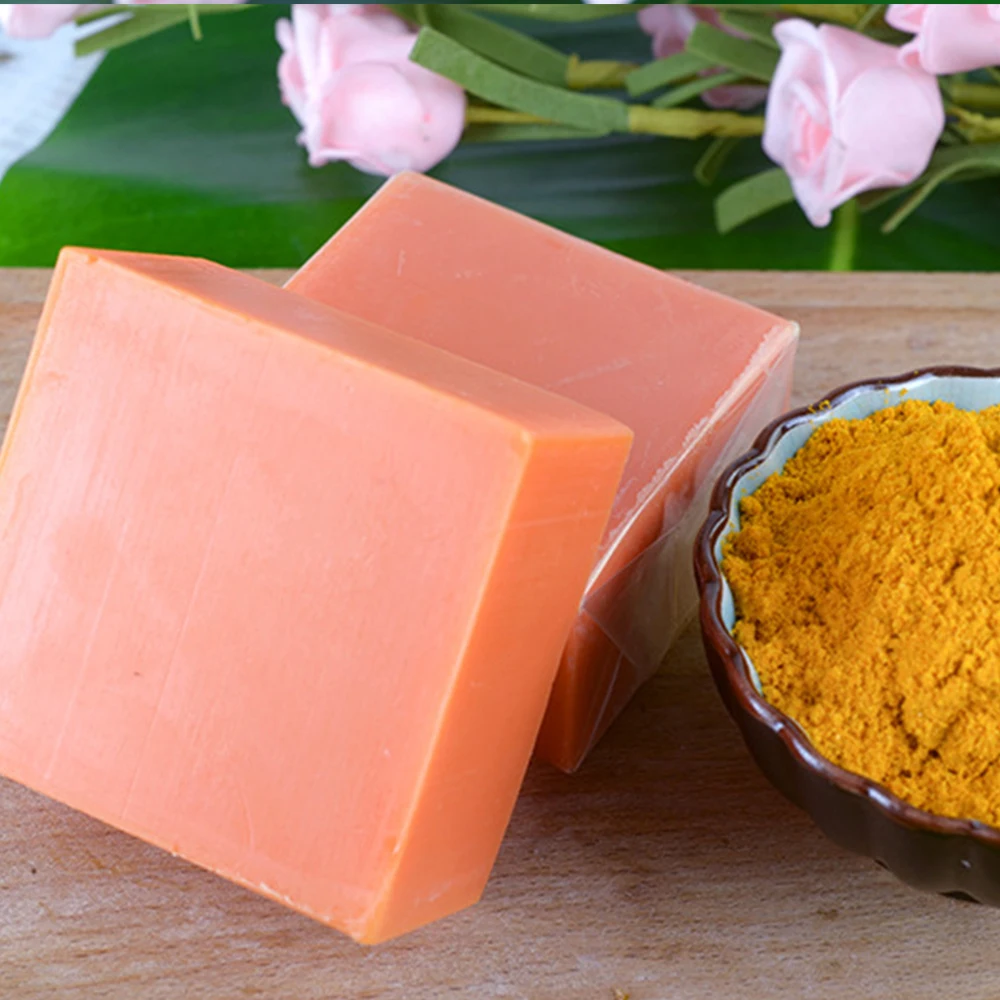 Turmeric Soap 100g Natural Anti Acne Dark Spots Removal Whitening