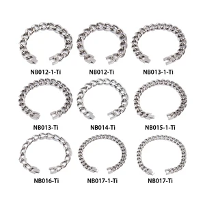 TIZTI Bracelet Manufacturer OEM ODM Custom Man Bracelets Fashion Jewelry Mens Stainless Steel Charm Titanium Bracelet for Men