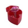 Labios rojo caja, melocotón y rosa.