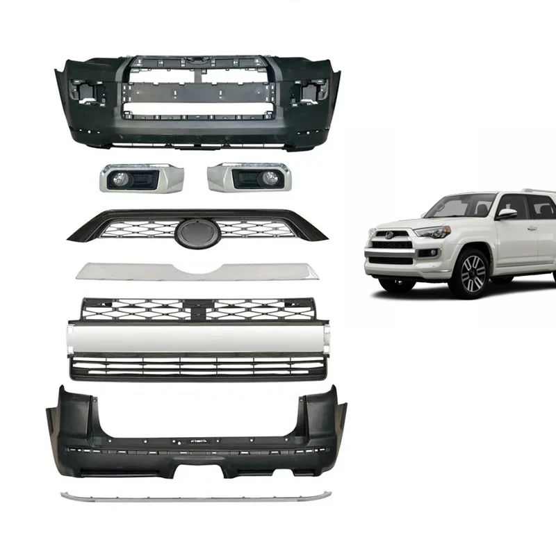 auto parts upgrade car body kit front rear bumper set Limited front rear body kit facelift for TOYOTA 4runner 2014-2021