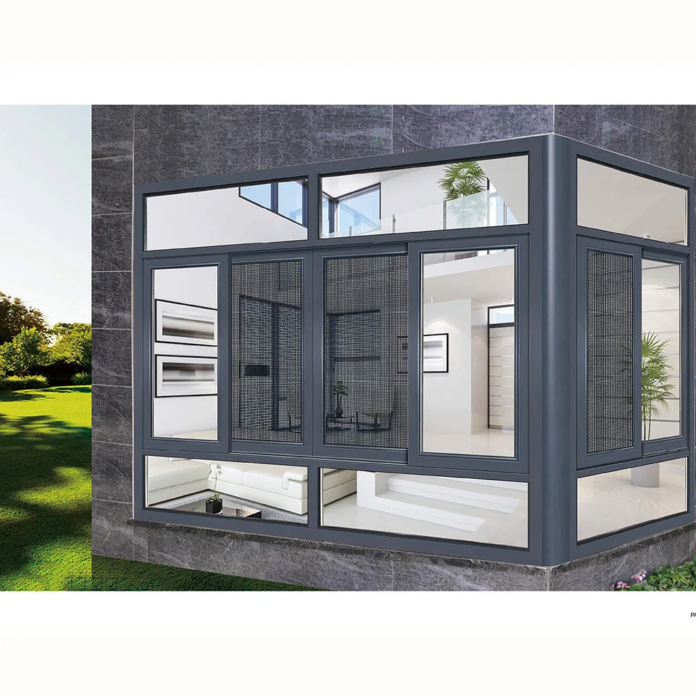 glass windows aluminium sliding