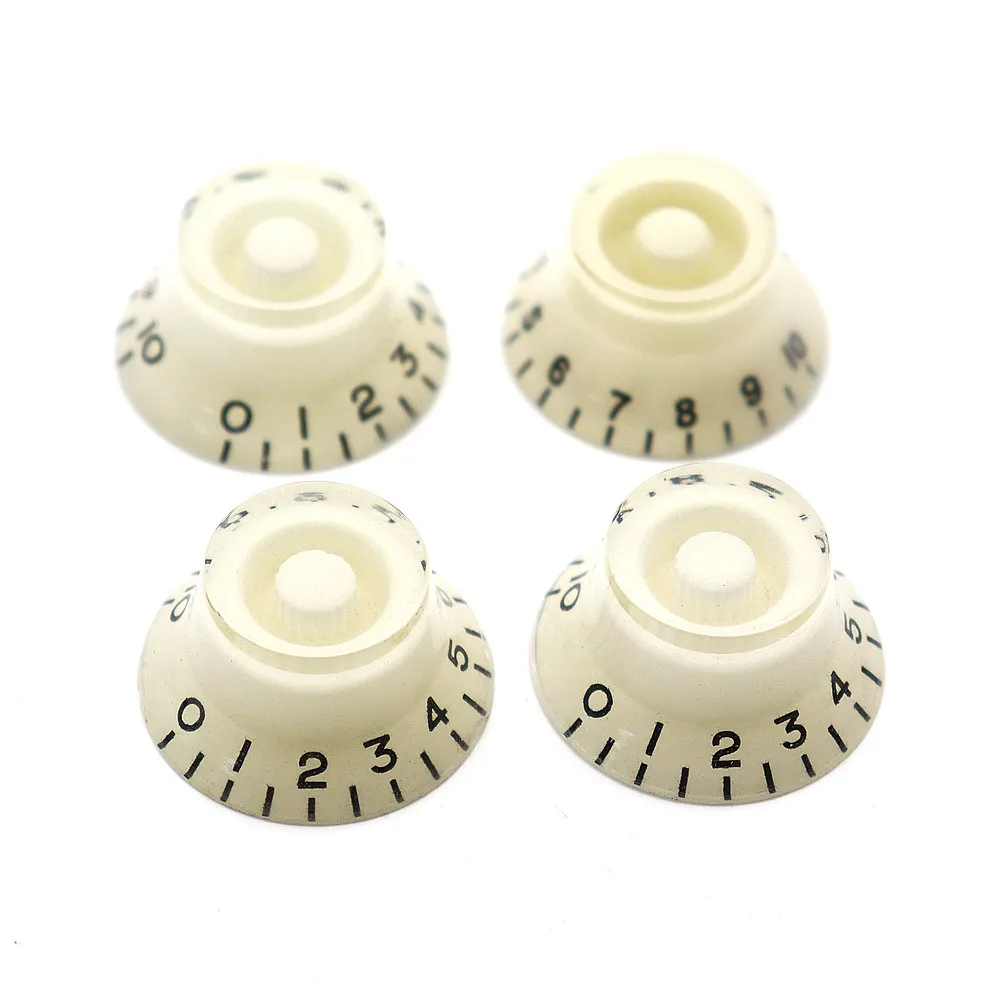 Multi Color Electric Guitar Volume Tone Knob Top Hat Straight Guitar Speed Control Knob Plastic