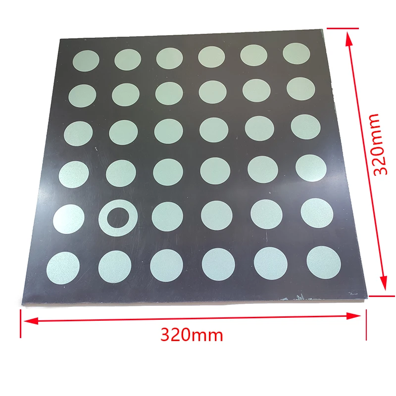 Placa reflectora trasera para alineación de ruedas 3D