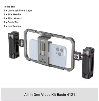 For SmallRig Universal Mobile Phone Cage Smartphone Video Rig Filmmaking Vlogging Case 2791b detail image