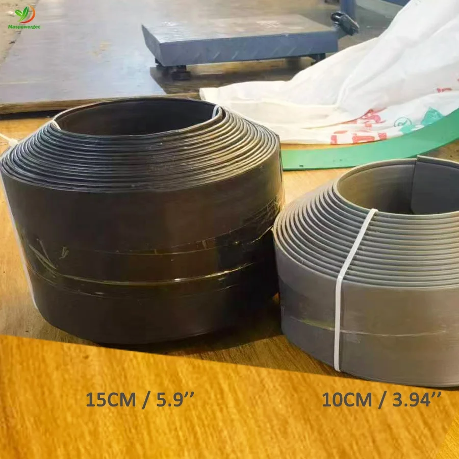 PE PVC Custom 1.97 5 Inches Landscaping Plastic Lawn Edging Rolls Smooth 10m for Garden Border