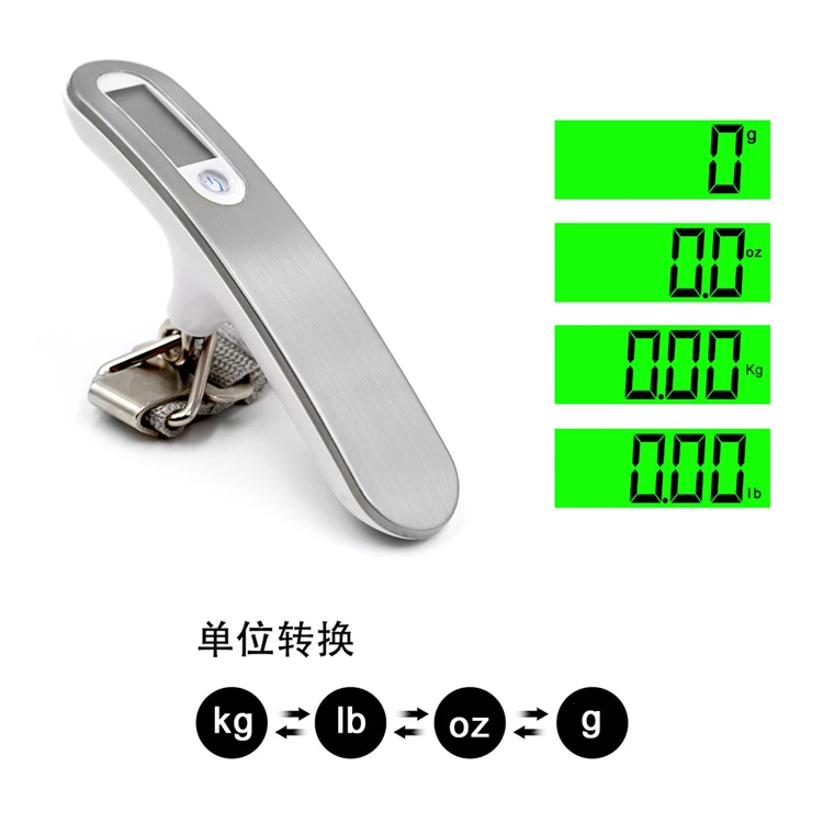 Stainless Steel Lcd Display Kmart Hanging Suitcase Weighing Portable