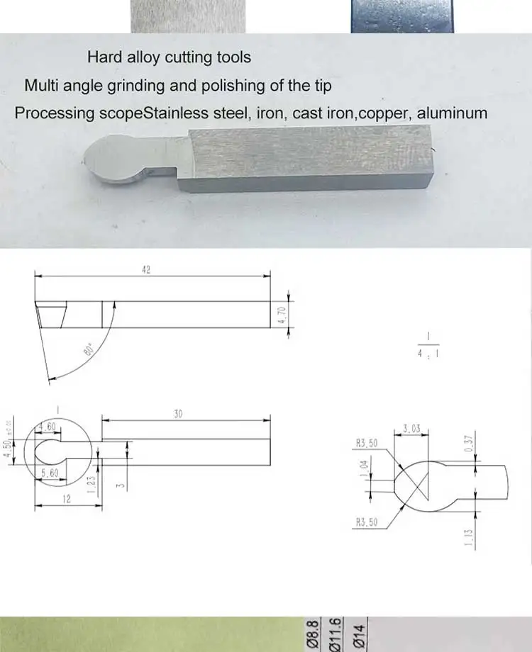 Factory Wholesale Customized Tungsten Carbide Turning Tools CNC Lathe Tools for Metal & Car Cutting Molds & Machines