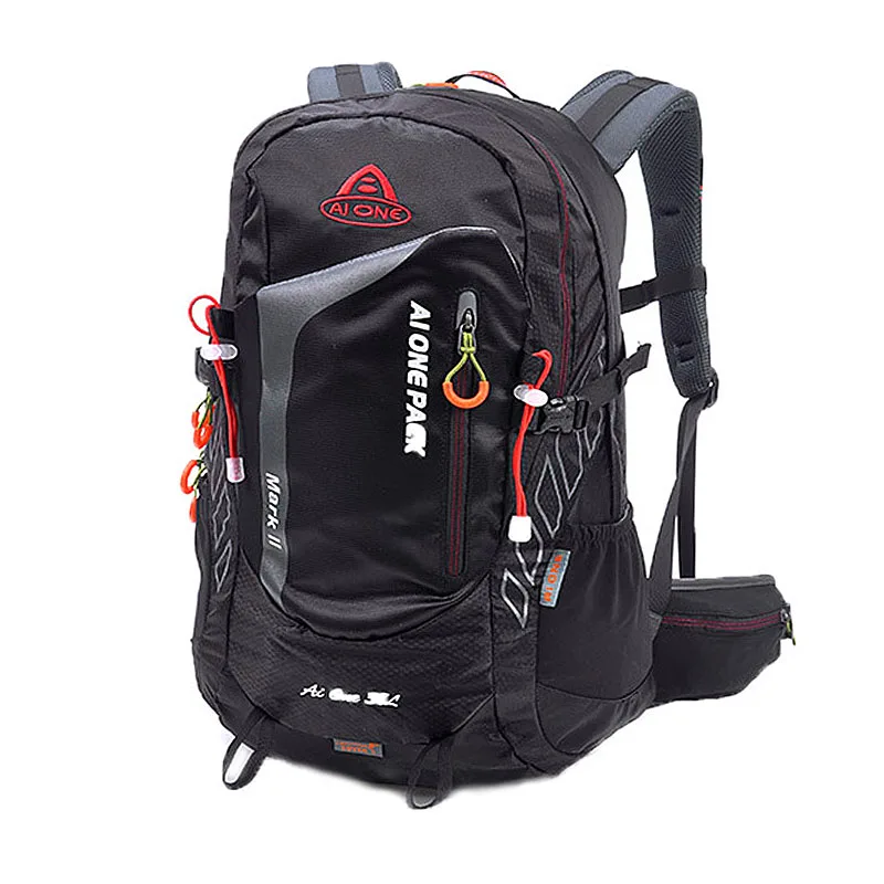 Hiking Backpack Customize Logo  38L Comfortable  Leisure  College Bag for Women and Men Climbing  Sport Backpack