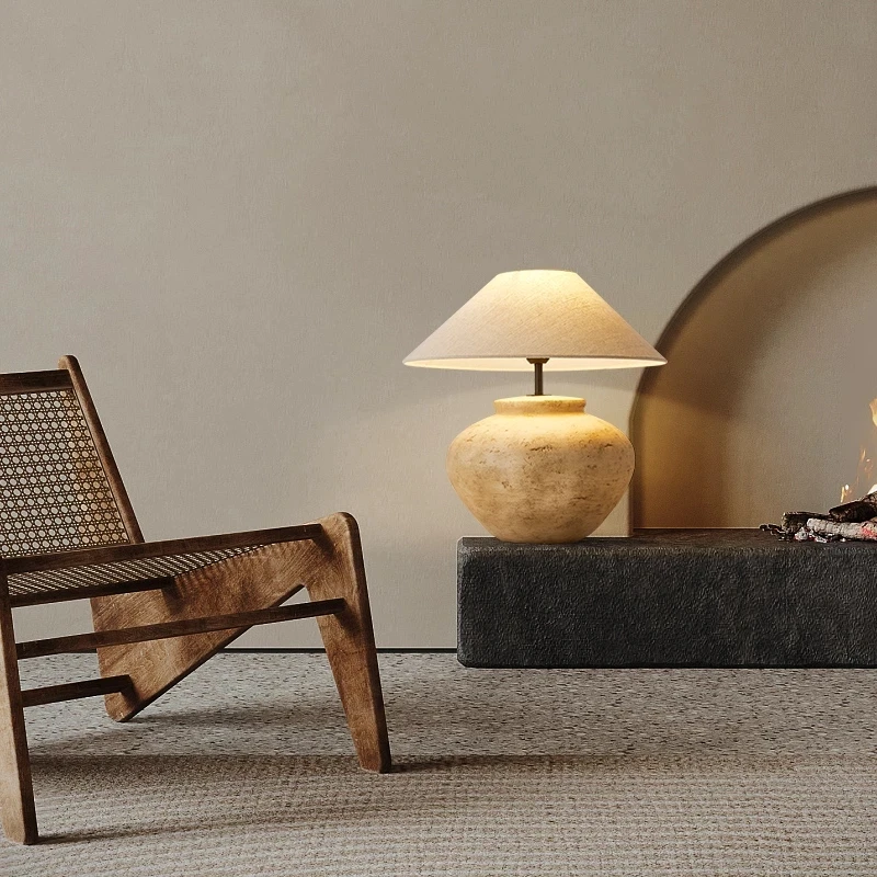 New Arrival Contemporary Simple Metal Base Add Atmosphere Ceramic Table Lamp for Living Room Supplier in China