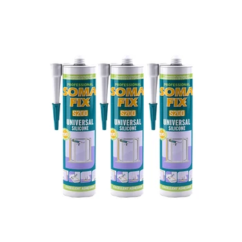 Multifunctional Neutral Silicone Adhesive Clear  for Leather Aquarium Seals Waterproof for Glass