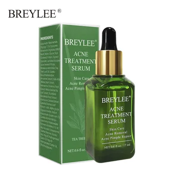 BREYLEE Acne Treatment Serum Natural Facial Essence Acne Scar Removal Face Skin Care Whitening Repairing Pimples Remover 17ml B1