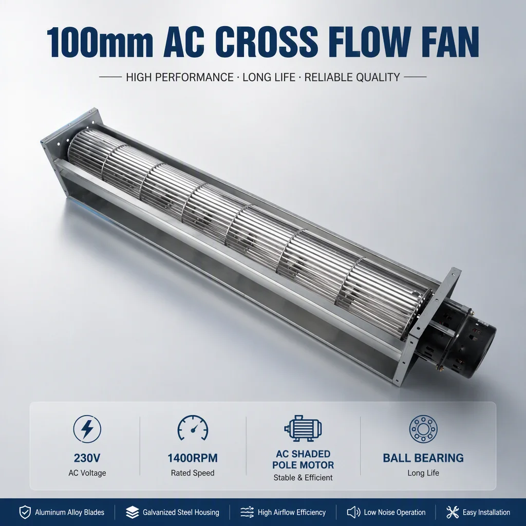 Tangential Fan, LONGWELL, 100mm, 230v - detail 10