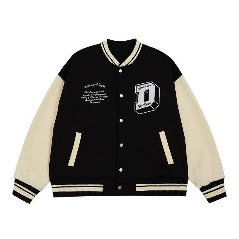 New Arrival High Quality Baseball Jackets Loose Casual Jackets Men'S Bomber Jackets gallery 8