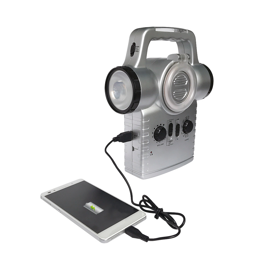 Японская маркировка, ручной фонарик на солнечных батареях, радио с зарядным устройством для сотового телефона, перезаряжаемое портативное радио со светодиодным индикатором