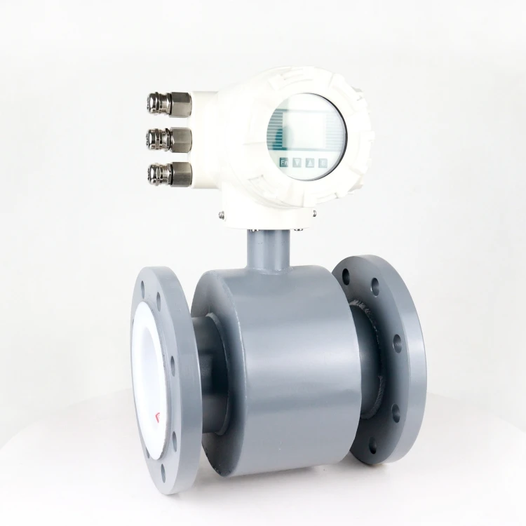 Magnetic Flowmeter Water Liquid Flow Meters Flow Transmitter OEM +/-0.5% Accuracy DN25-300