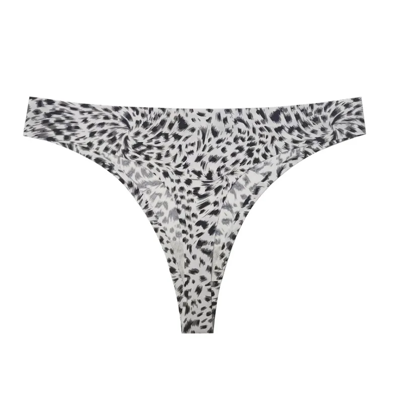 Wholesale High Quality Leopard Print Women Panties Low Waist Ice Silk ...