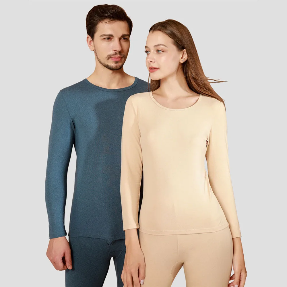 Wholesale Custom Long Underwear Set Women Men Winter Seamless