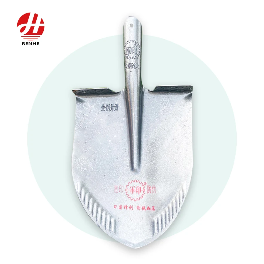 50 Mn Steel na Kagamitan sa Hardin — Farm Spade, Pagtatanim ng Punongkahoy, Malalim na Bakal na Ulo ng Palanggana