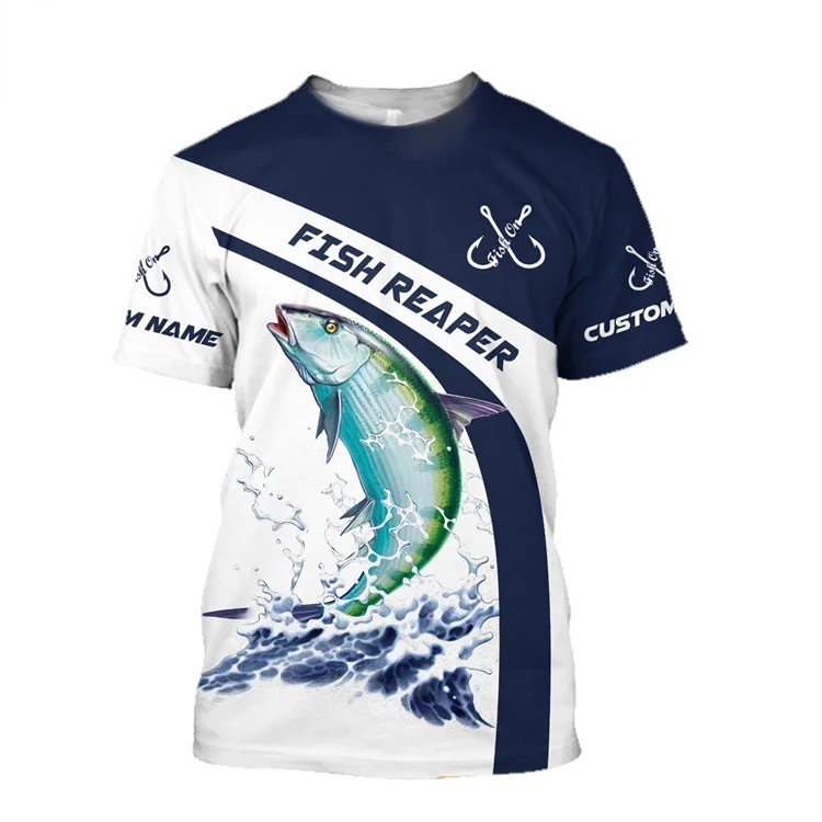 Fish T-Shirt Mens 3D Shirt For Fishing