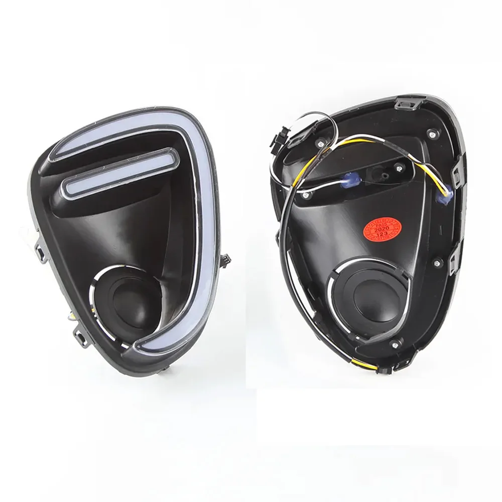 New 12V Auto Parts LED Daytime Running Lights Turn Signal Amber Driving Fog Lamp Cover Car DRL for Suzuki Baleno 2019 2020