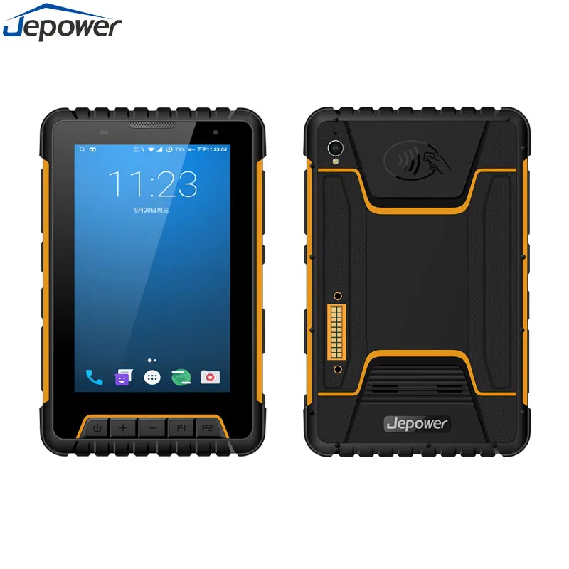 HT368D Industrial Rugged Android 7 Inch Tablet PC Stock Industrial Computer with QR Barcode & UHF RFID Reader Industrial Tablet