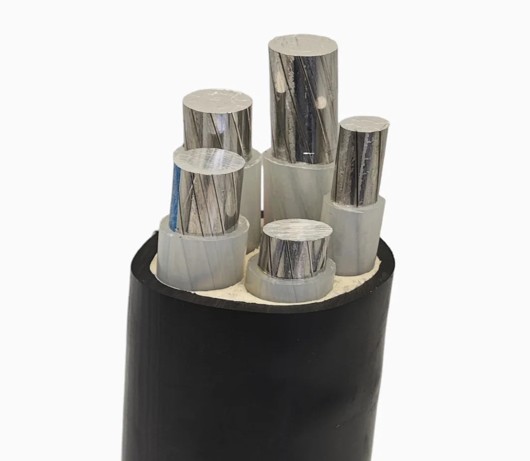 YJLHV 4*120+1*70mm2 XLPE insulation PVC sheath aluminum alloy conductor AC 0.6/1KV aluminum alloy cable for industry