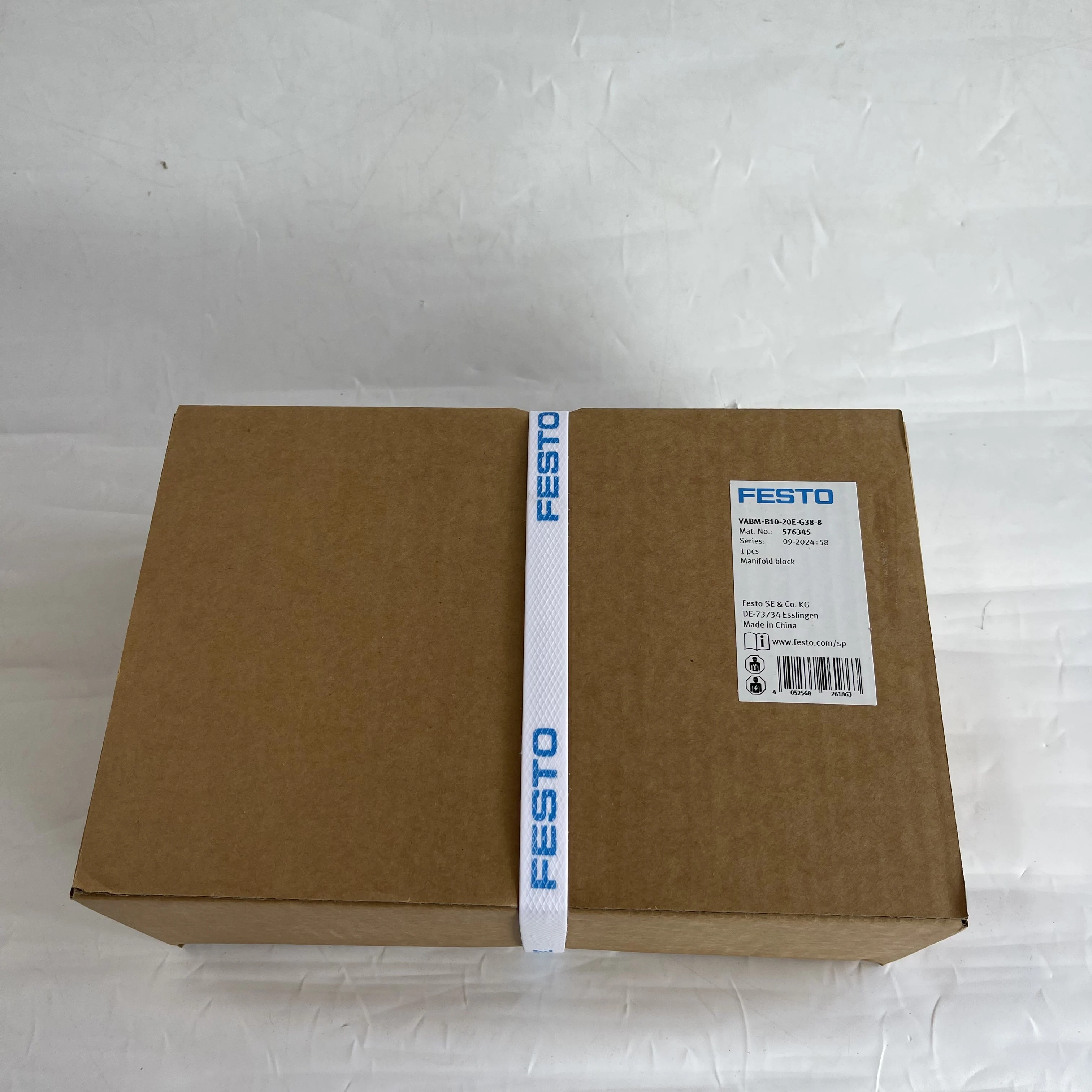 Festo Pneumatic Manifold Block VABM-B10-20E-G38-8 Festo Pneumatic Manifold Block VABM-B10-20E-G38-8