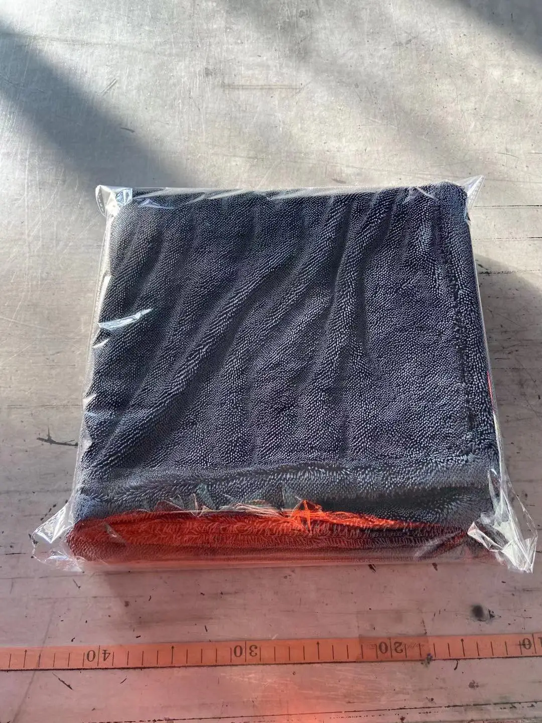 1400gsm Edgeless 60x90cm Dual Layered Twisted Drying Towel Dark Grey