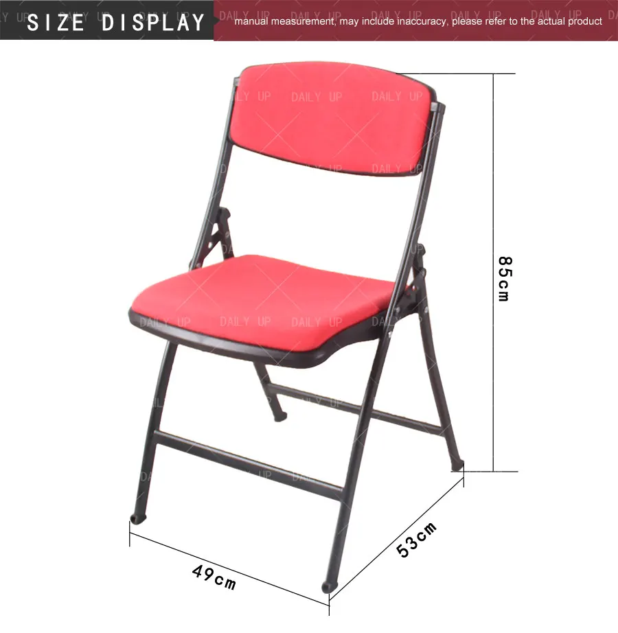Wholesale Cheap Folding Chair Metal Frame Leisure Chair With Cushion And Footrest student desk and chair