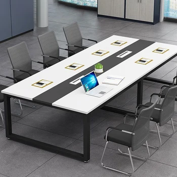 Modern Modular Metal Legs Conference Tables For Sale White Gloss Large Training Meeting Custom Long Office Desks