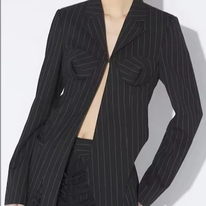 Lady Black Fashion Suit Blazer with Formal Flare Pants Women Casual Office Suit Custom Styles Colors and Materials Optional