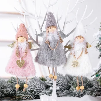 Plush Girls' Christmas Decorative Supplies Articles Creative Christmas Tree Pendant Children's Gift