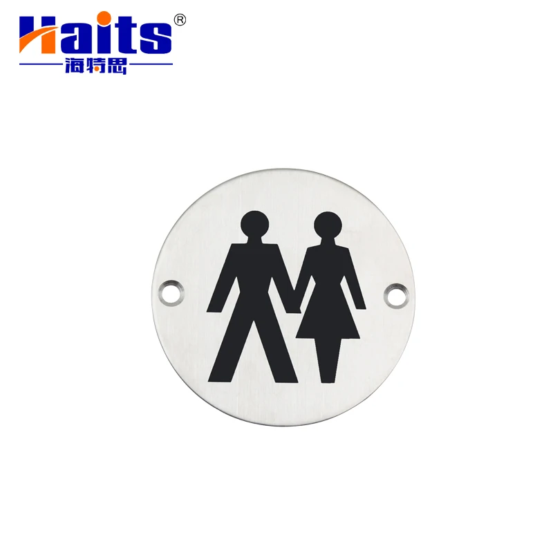 Дополнительные стили вывеска для детской двери из нержавеющей стали металлические дверные знаки на заказ ванной уборной