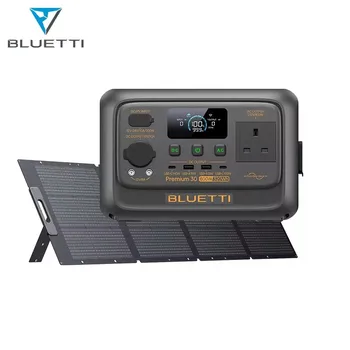 BLUETTI Mini Solar Generator Portable Power Station System with Monocrystalline Silicon Solar Panel for Outdoor Camp Adventures