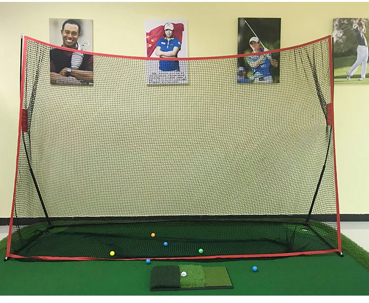 10*7ft Golf Practice Net Golf Baseball Portable Hitting Cage Swing Net