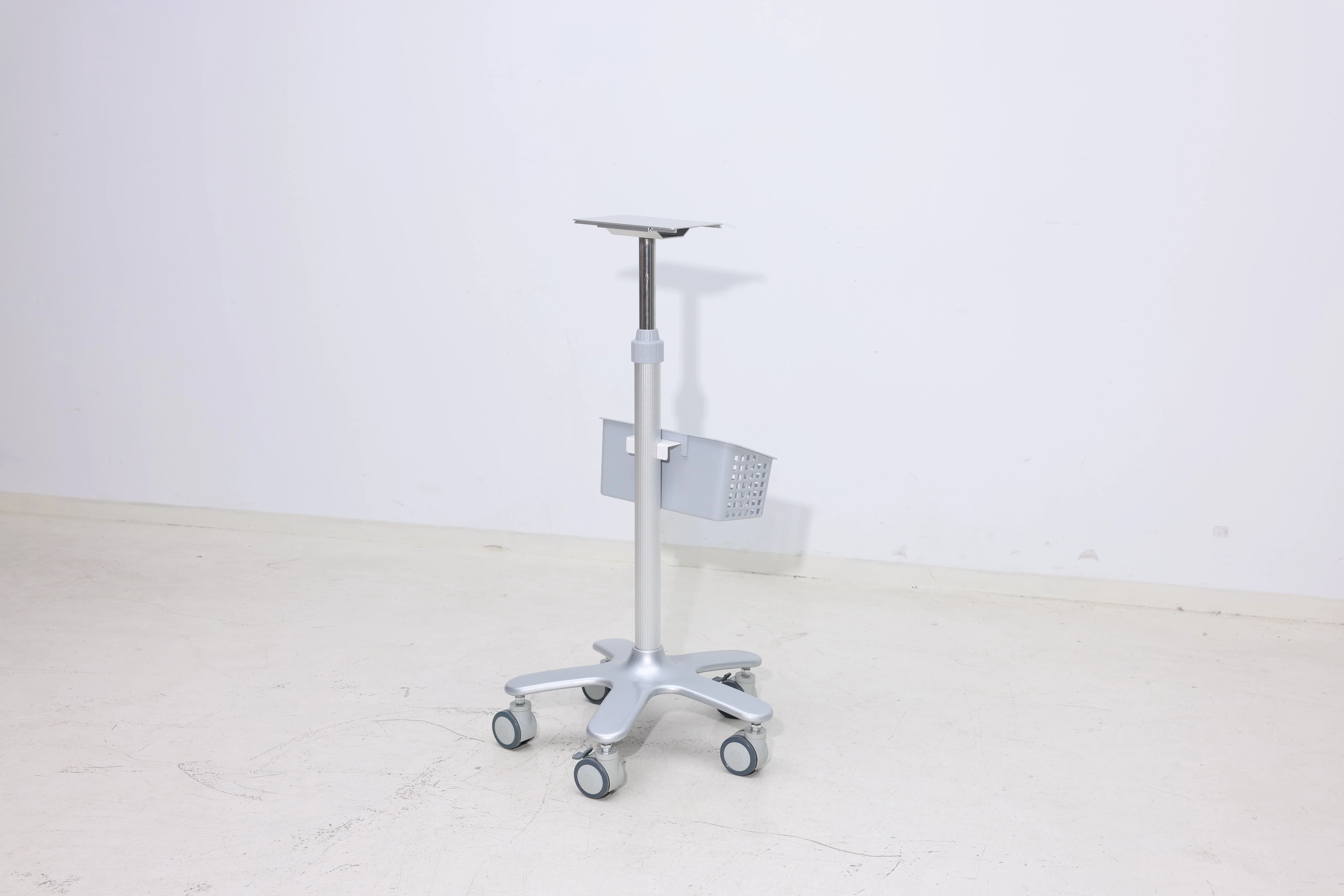Modern Medical Trolley Cart Vital Signs Monitoring 360 Rotating Accessory Tray for Hospital Hotel Mall Dining Living Room Use 6