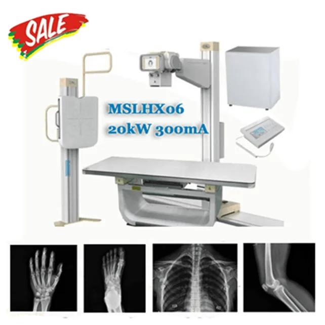 Convenient Ergonomic Multifunctional High Frequency Stationary Digital X Ray Machine MSLHX06 for Sale