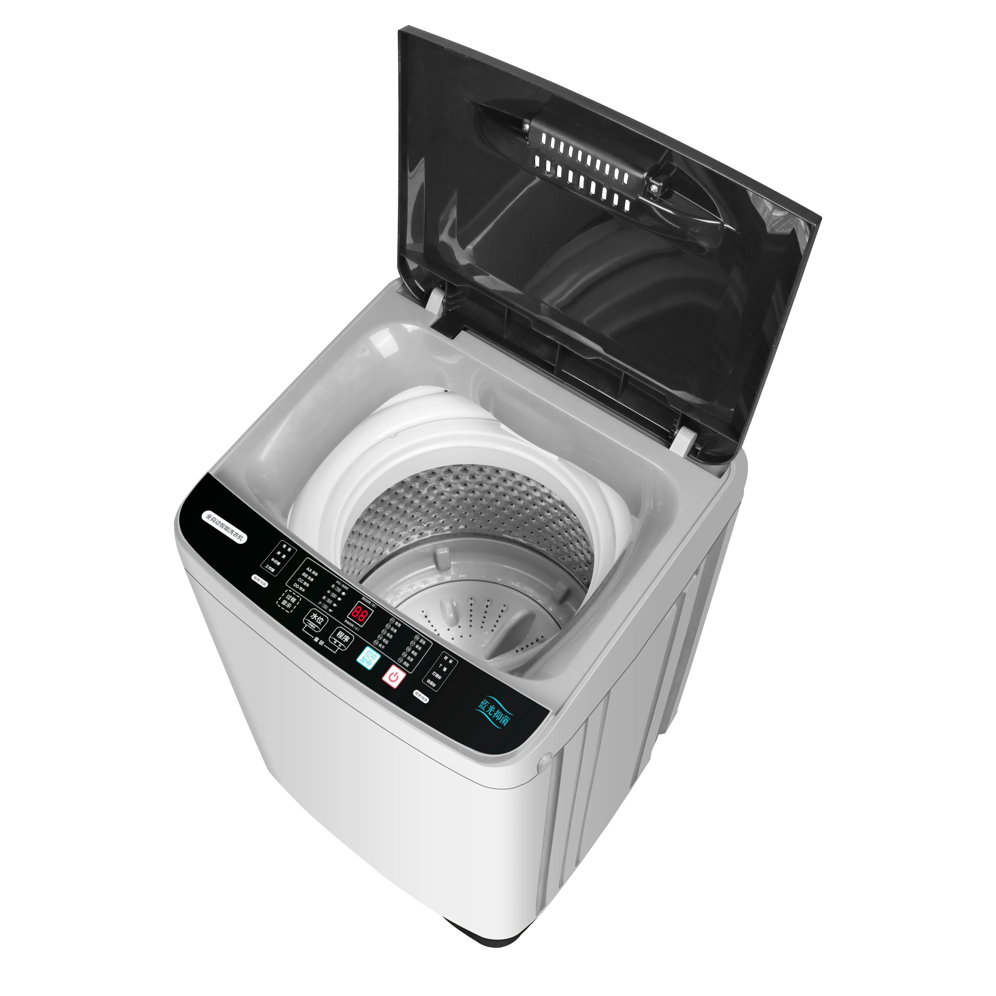7 kgオールインワン洗濯機/乾燥機プラスチックカバー付き洗濯機トップ